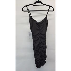 JUMP - SPAGHETTI STRAP RUCHED WAIST DRESS